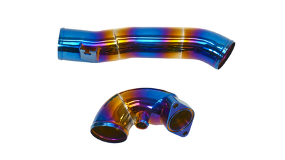 PLM Turbo Inlet Pipe Kit Stainless Burnt Blue - 23+ Integra 22+Civic