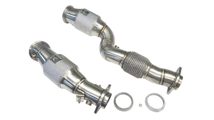 PLM Downpipes with EPA Cats - BMW S58 G80 G82 M3 M4 G8X G87 M2