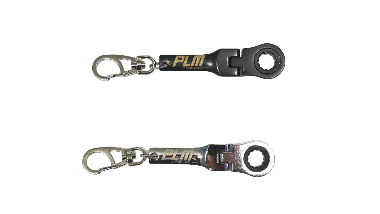 PLM Keychain 10mm Ratchet Wrench