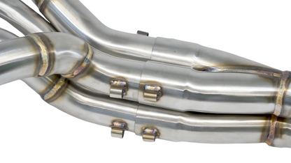 PLM Power Driven K-Series K24 K20 RSX Header with Bolt-On Catalytic Converter