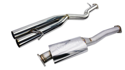 ISR Performance EP (Straight Pipes) Dual Tip Exhaust - 05-06 Infiniti G35 Sedan
