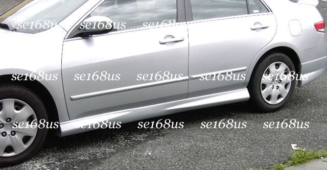 MU Style Side Skirts For 2003-2007 Honda Accord (4Dr Sedan)