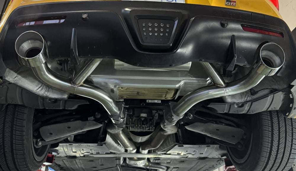 PLM Toyota Supra GR A90 Muffler Delete Axle Back Exhaust