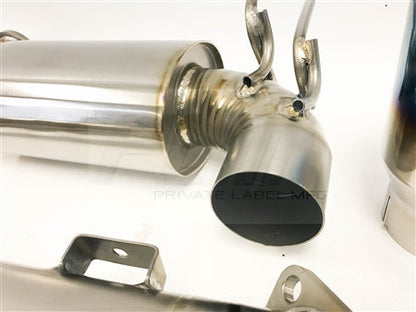 PLM Power Driven Titanium Exhaust - Evo X 08-15 V2 Mitsubishi Lancer Evolution X