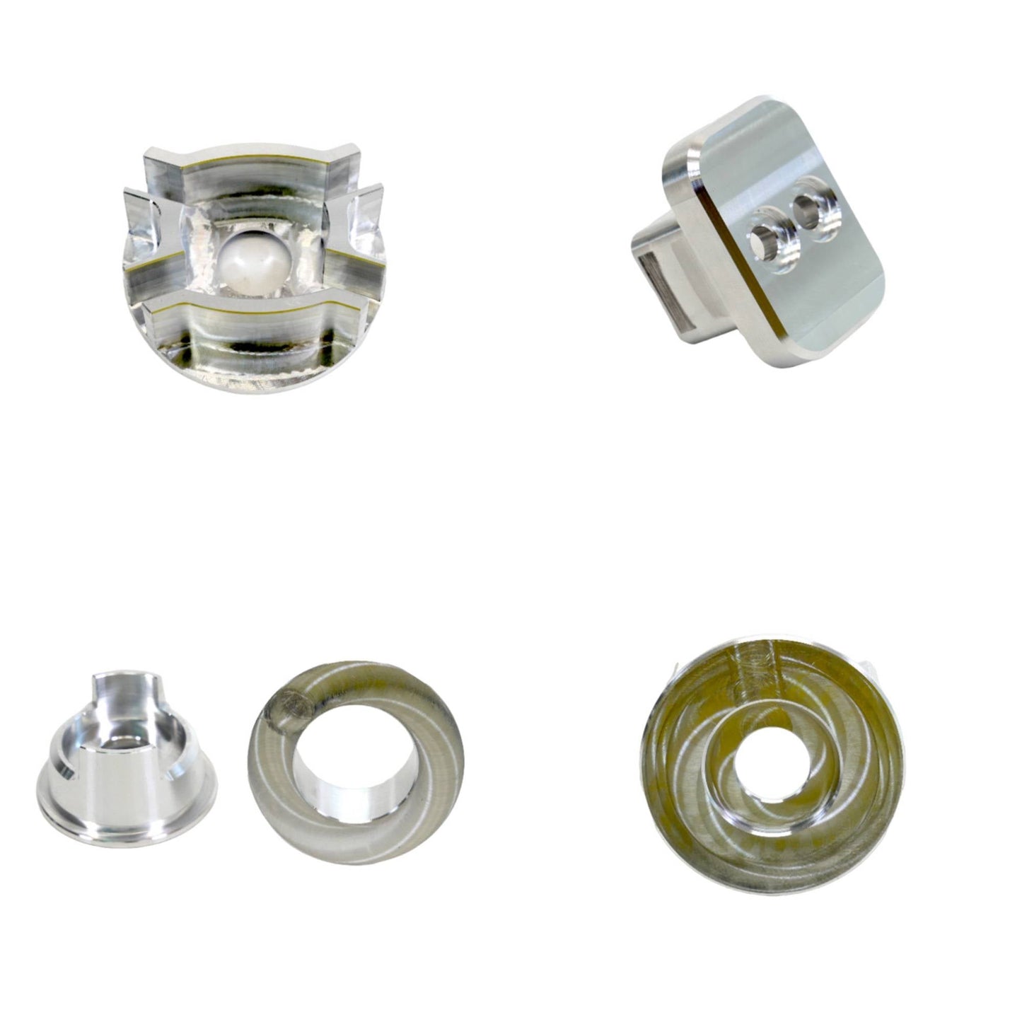 PLM Precision Works Billet Aluminum Drivetrain Mount Insert Kit Audi C7 C7.5 A6 S6 RS6 A7 S7 RS7