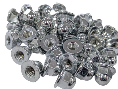 PLM Seat Hardware Kit - Acorn Nuts M8 x 1.25mm 6mm Depth For Sparco Recaro Bride Seats