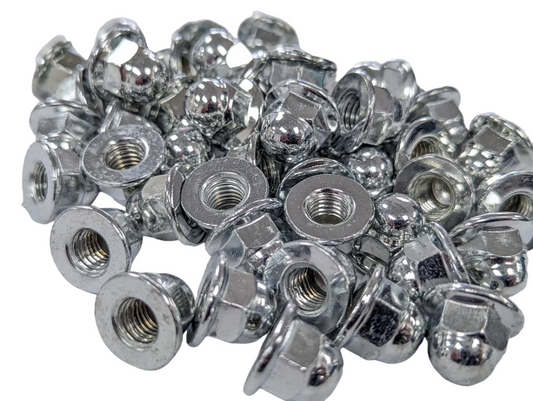 PLM Seat Hardware Kit - Acorn Nuts M8 x 1.25mm 6mm Depth For Sparco Recaro Bride Seats