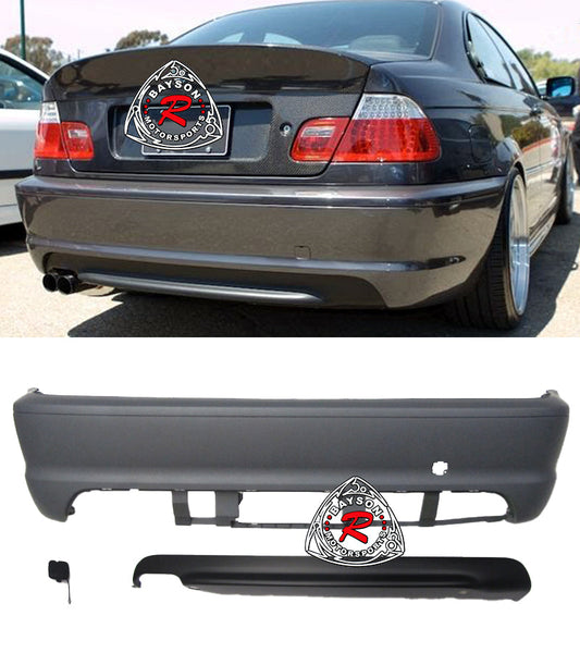 M Tech II Style Rear Bumper For 2000-2003 BMW 3-Series (2Dr, E46)