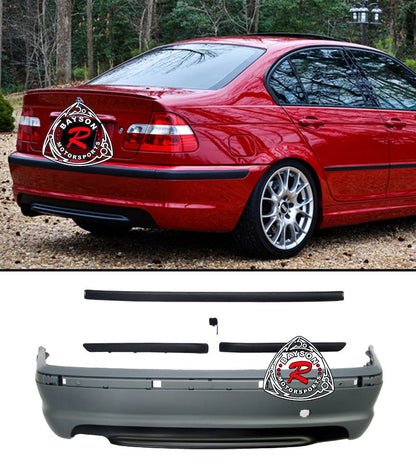 M Tech II Style Rear Bumper For 1999-2001 BMW 3-Series (4Dr, E46)