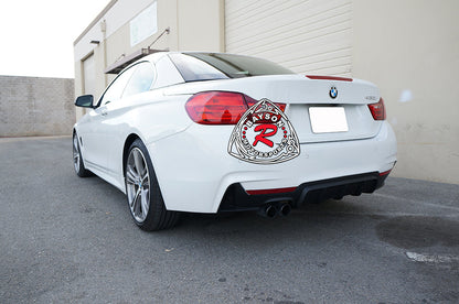 MP Style Rear Bumper For 2014-2020 BMW 4-Series (2Dr, F32/F33 Single Outlet, Dual Tips)