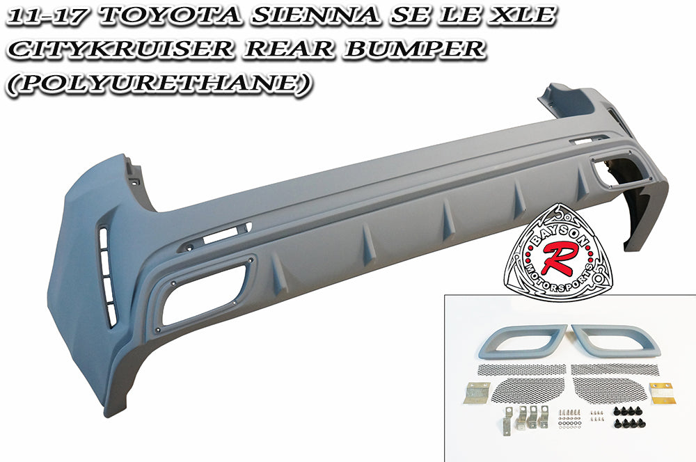 CityKruiser Rear Bumper For 2011-2020 Toyota Sienna