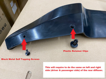 A Style Rear Diffuser For 2022-2026 Subaru BRZ