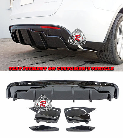 F Style Rear Diffuser For 2020-2024 Tesla Model-Y