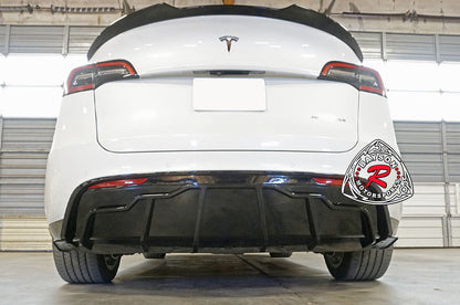 F Style Rear Diffuser For 2020-2024 Tesla Model-Y