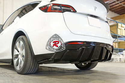 F Style Rear Diffuser For 2020-2024 Tesla Model-Y