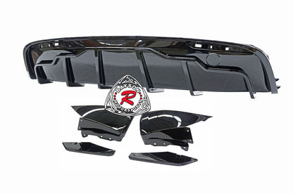 F Style Rear Diffuser For 2020-2024 Tesla Model-Y