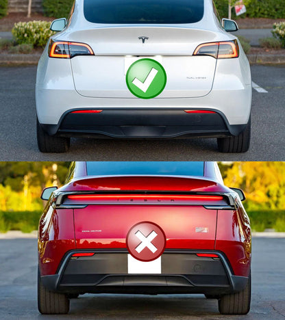 F Style Rear Diffuser For 2020-2024 Tesla Model-Y