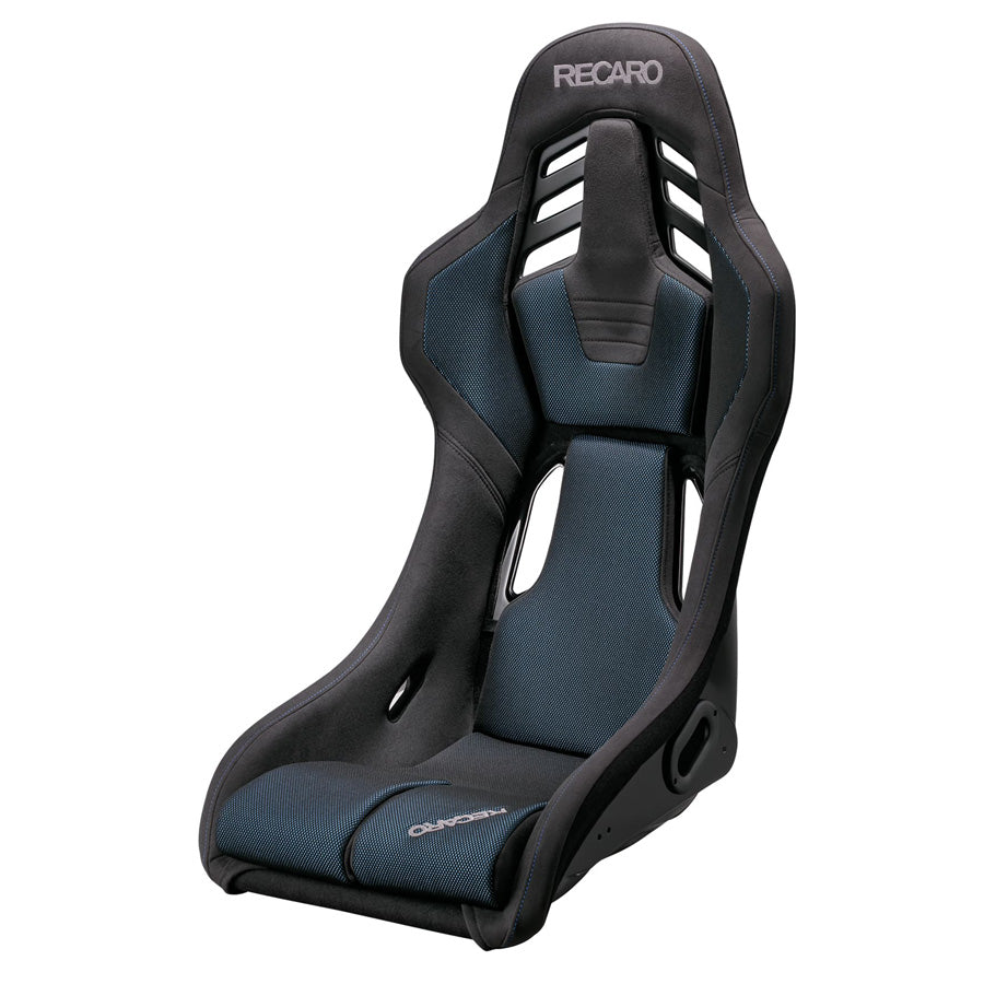 Recaro RSS BK Seat (Large / FRP) - Kamui Black / Brilliant Mesh Blue
