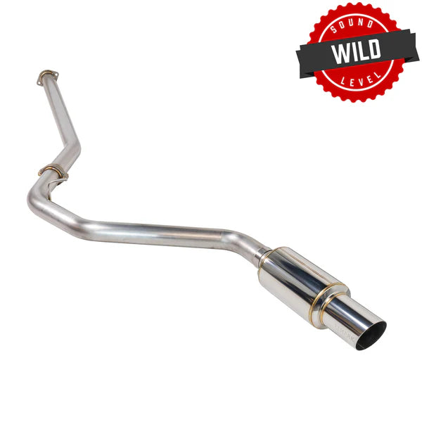 REMARK Catback Exhaust. Subaru WRX VB 2022+. R1 Spec Single-Exit Stainless
