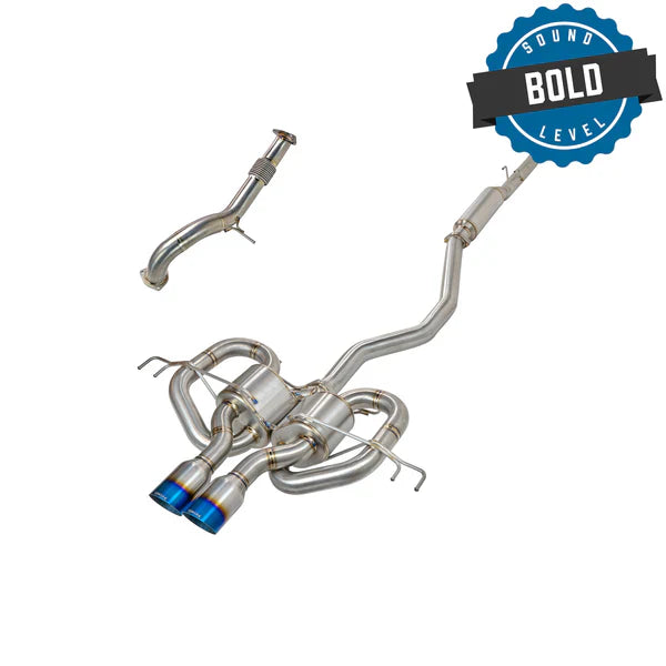 REMARK Link Loop TITANIUM Catback + Front Pipe - Honda Civic Type R FK8 [2017-2021]