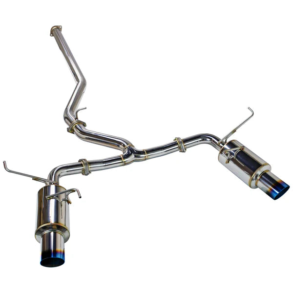 REMARK Catback Exhaust. Subaru WRX VB - Dual R1 Spec Stainless (Non-Resonated)