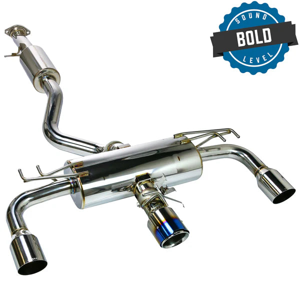 REMARK Catback Exhaust. Toyota GR Corolla. Elite Spec Burnt Ti Center Cover