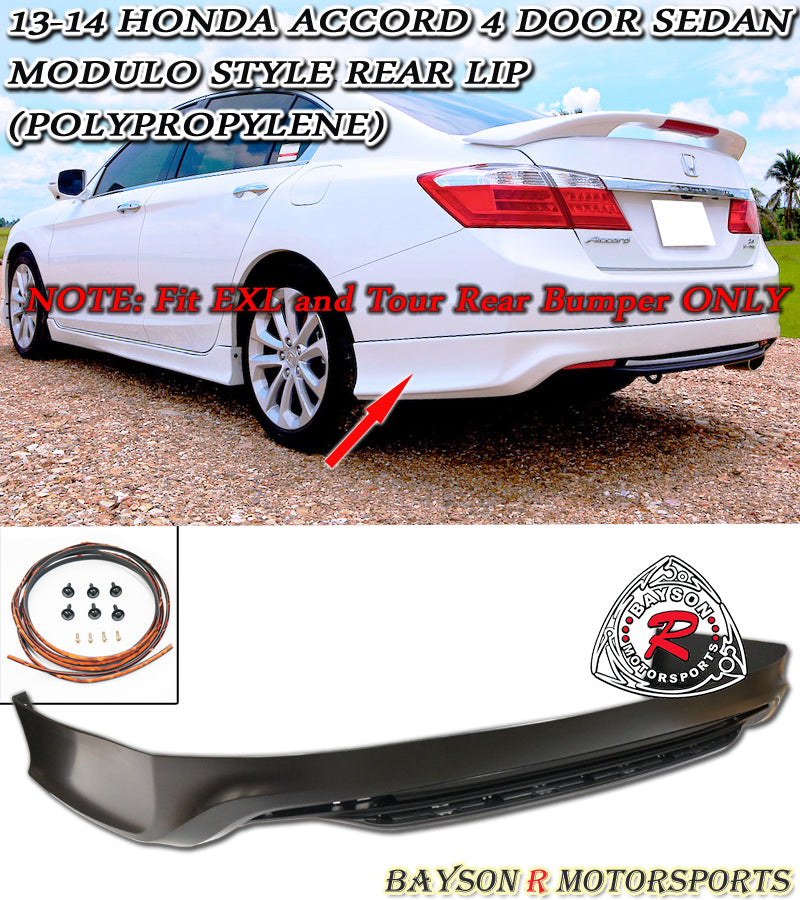 Mod Style Rear Lip For 2013-2015 Honda Accord (4Dr Sedan)