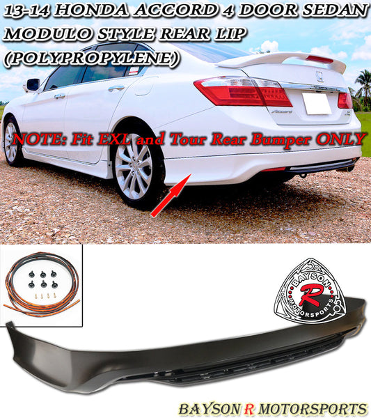 Mod Style Rear Lip For 2013-2015 Honda Accord (4Dr Sedan)
