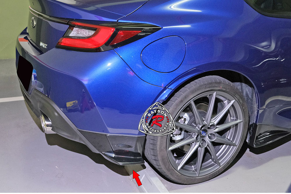 ST Style Rear Aprons (ABS Plastic) For 2022-2026 Toyota GR86