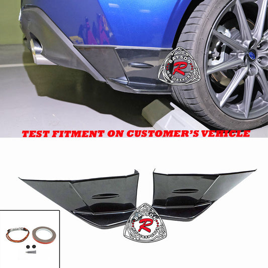 ST Style Rear Aprons (ABS Plastic) For 2022-2026 Subaru BRZ