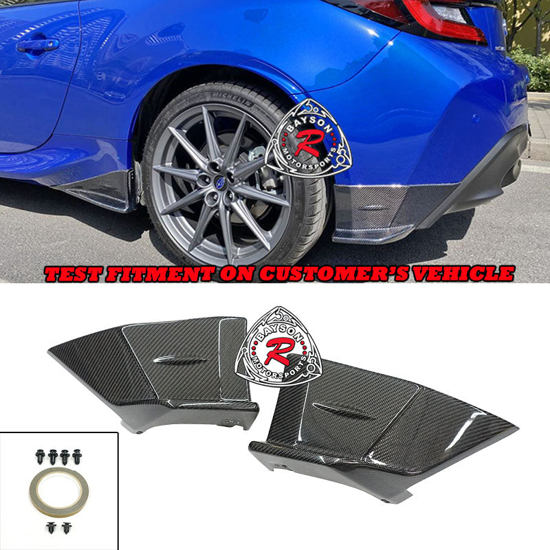 ST Style Rear Aprons (Carbon Fiber) For 2022-2026 Toyota GR86