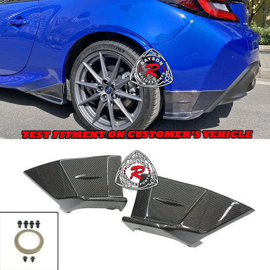 ST Style Rear Aprons (Carbon Fiber) For 2022-2026 Toyota GR86