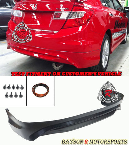 Mod Style Rear Lip For 2012 Honda Civic (4Dr Sedan)