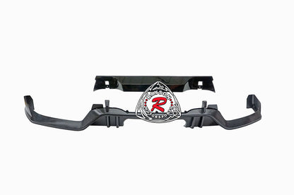 TR Style Rear Lip (Carbon Look) For 2016-2020 Honda Civic (2Dr Coupe)