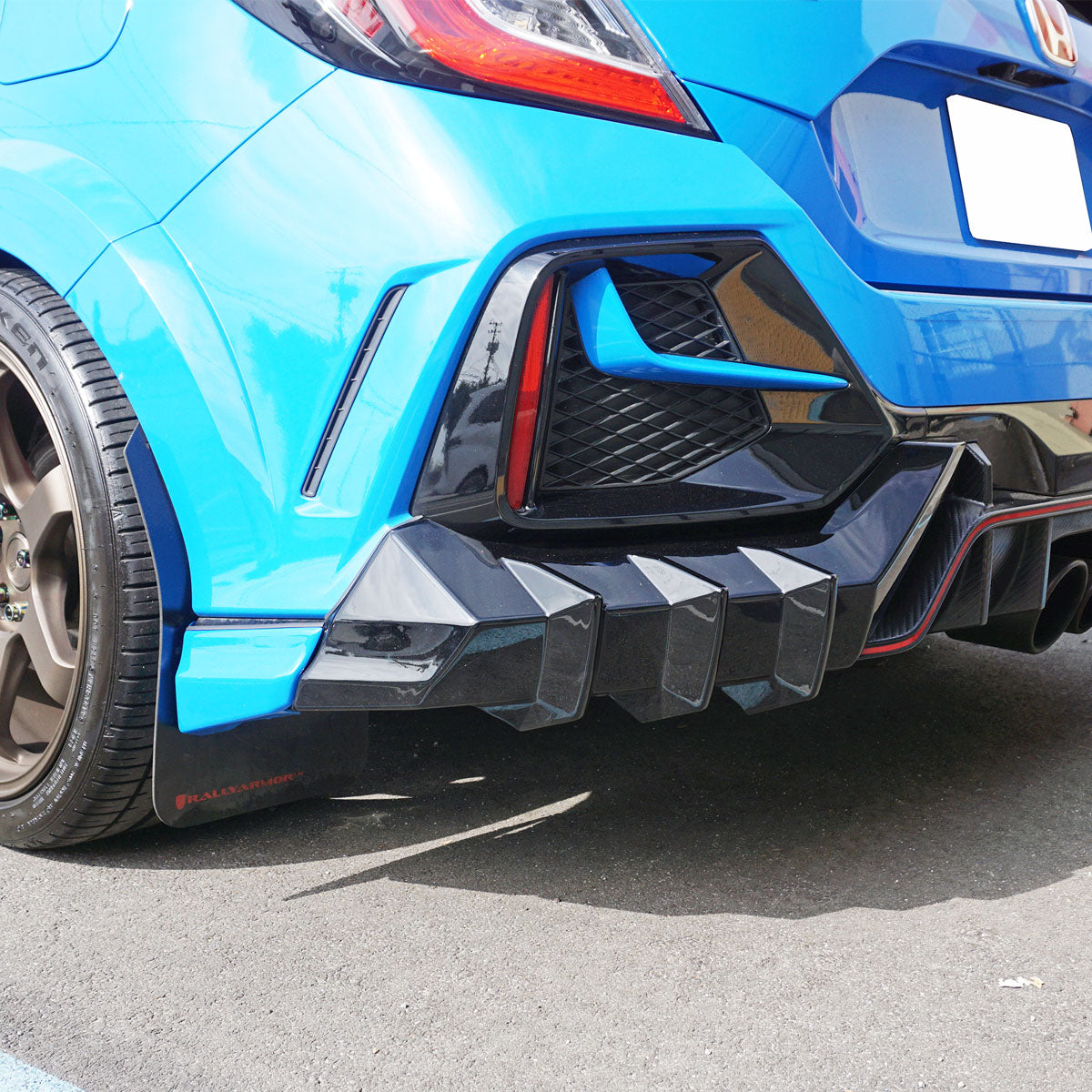MU Style Front Lip/Side Skirts/Rear Lip Combo For 2017-2021 Honda Civic Type R (FK8)