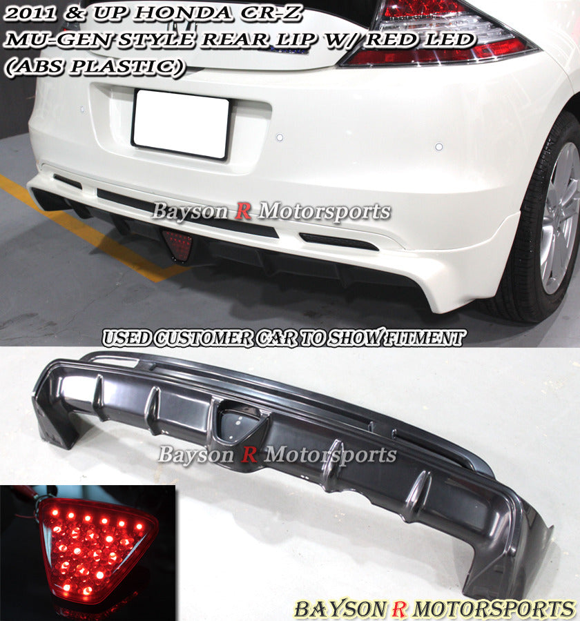 MU Style Full Lip Kit/Front Lip/Side Skirt/Rear Lip For 2011-2012 Honda CR-Z