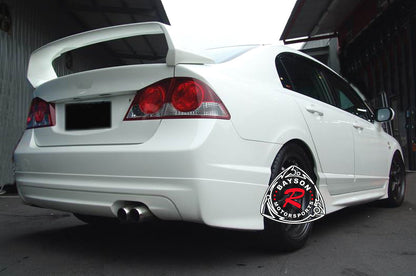 MU Style Rear Lip For 2006-2011 Acura CSX (4Dr Sedan, Canadian Model)