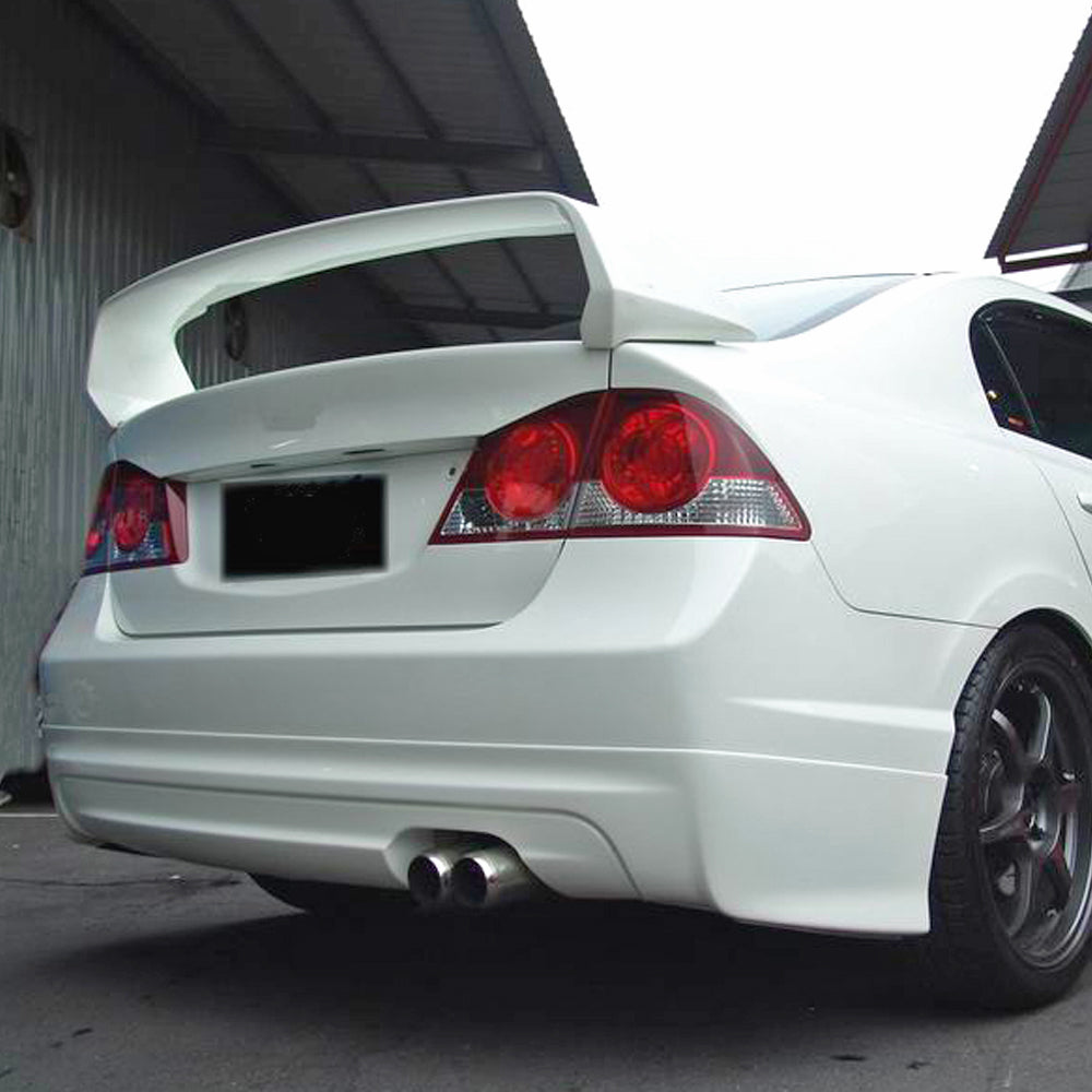 MU Style Rear Lip For 2006-2011 Acura CSX (4Dr Sedan, Canadian Model)