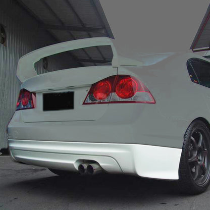 MU Style Rear Lip For 2006-2011 Acura CSX (4Dr Sedan, Canadian Model)