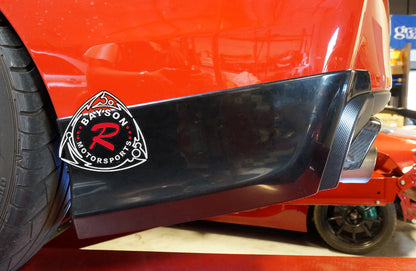 JDM Style Rear Aprons For 2015-2021 Subaru WRX/WRX Sti