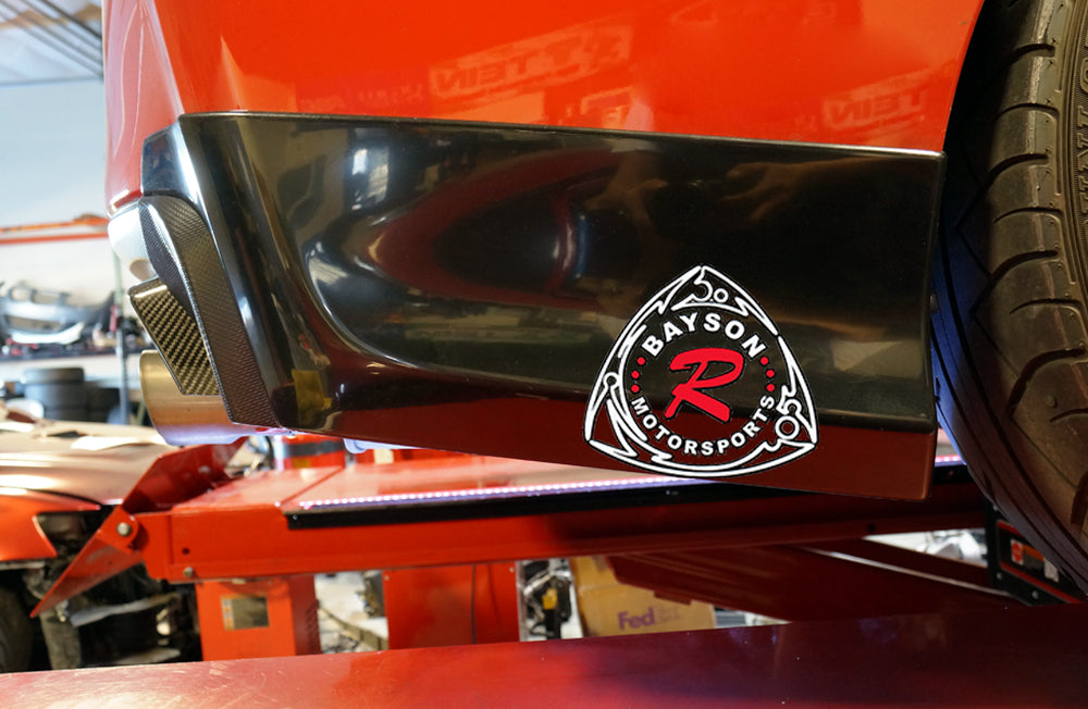 JDM Style Rear Aprons For 2015-2021 Subaru WRX/WRX Sti