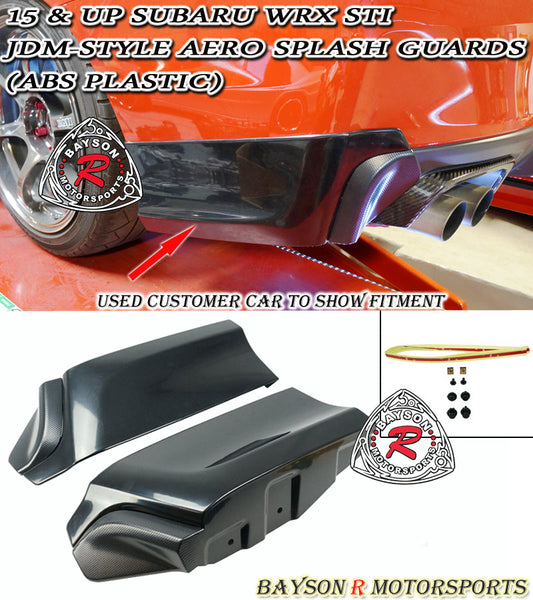 JDM Style Rear Aprons For 2015-2021 Subaru WRX/WRX Sti