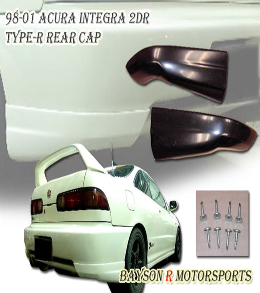 TR Style Rear Aprons For 1998-2001 Acura Integra (2Dr Coupe)