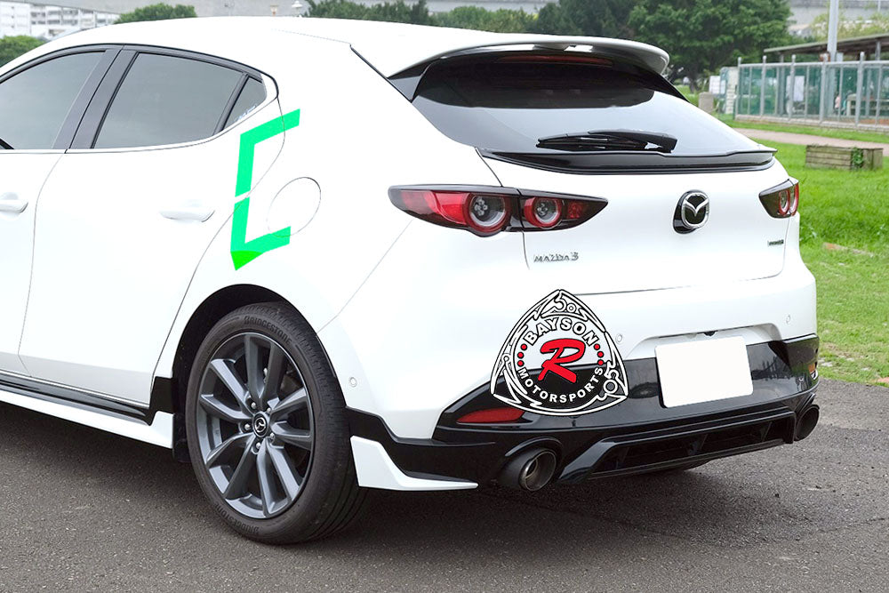 TH Style Rear Lip For 2019-2024 Mazda-3 (5Dr Hatchback)