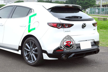 TH Style Rear Lip For 2019-2024 Mazda-3 (5Dr Hatchback)