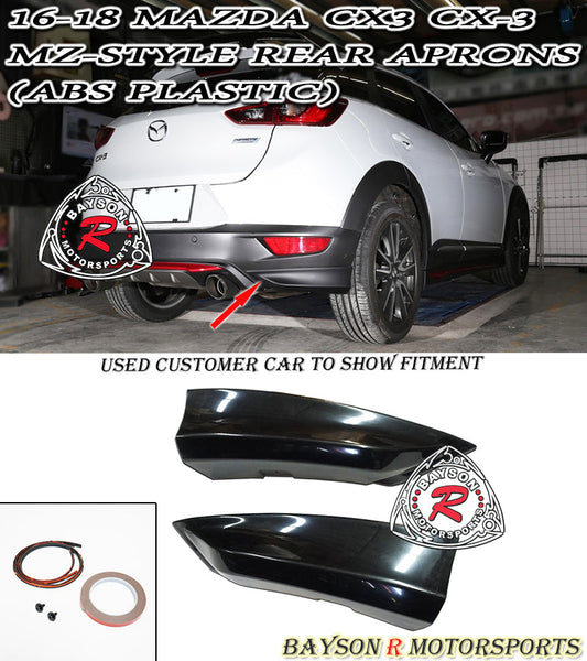 MZ-Style Rear Aprons For 2016-2021 Mazda CX-3