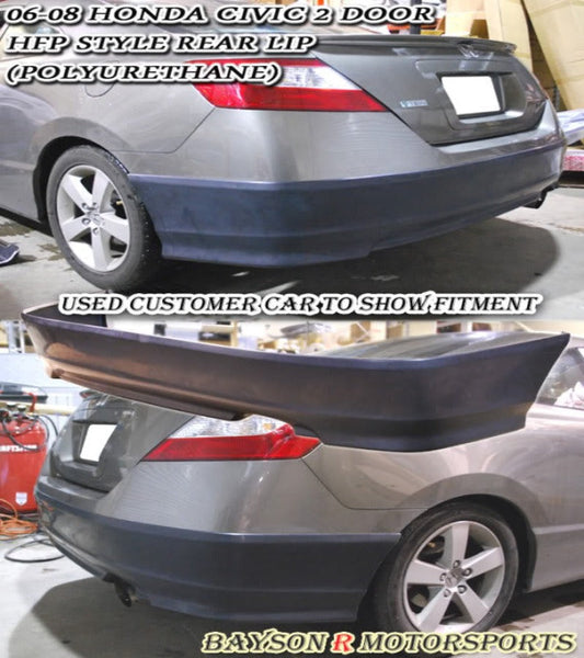 HF Style Rear Lip For 2006-2011 Honda Civic (2Dr Coupe)
