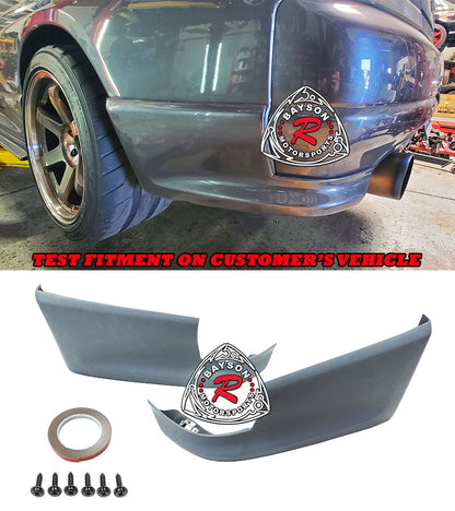 OE Style Rear Aprons For 1995-1998 Nissan GTR (R33)