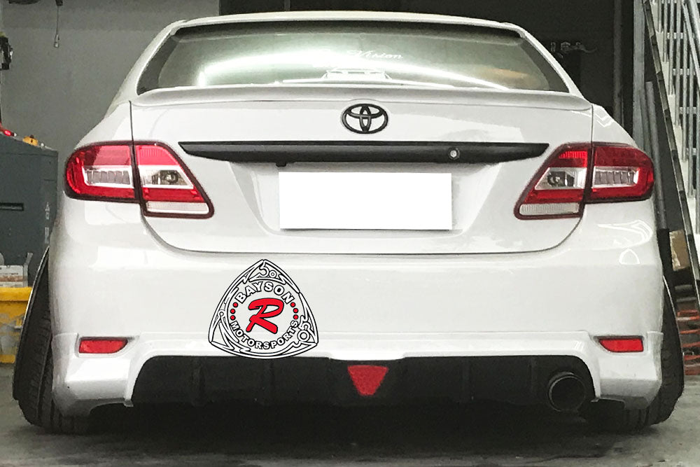 T-Style Rear Lip For 2011-2013 Toyota Corolla