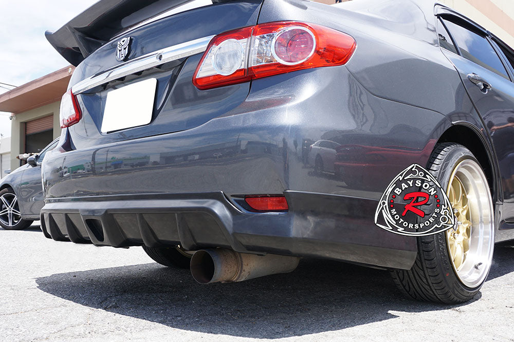 T-Style Rear Lip For 2011-2013 Toyota Corolla